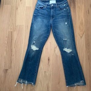 Mother The Insider Crop Step Chew